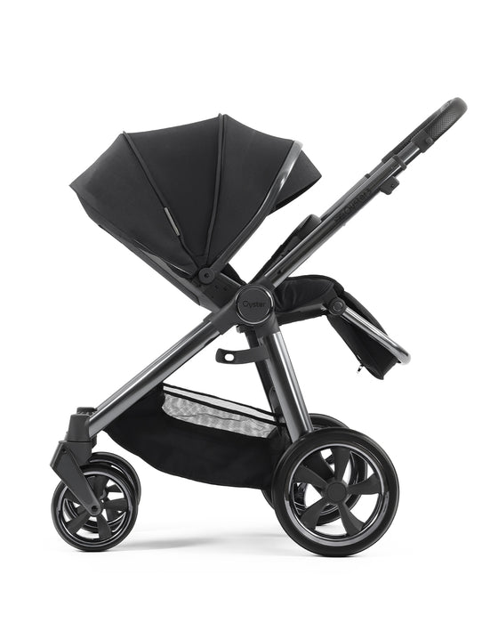 BabyStyle Oyster 3 Luxury Bundle with Cybex Cloud T Car Seat & Rotating Base - Carbonite - Delivery Late August