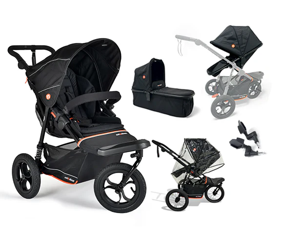 Out n About Nipper V6 Switch Newborn Bundle - Summit Black - Delivery Mid September
