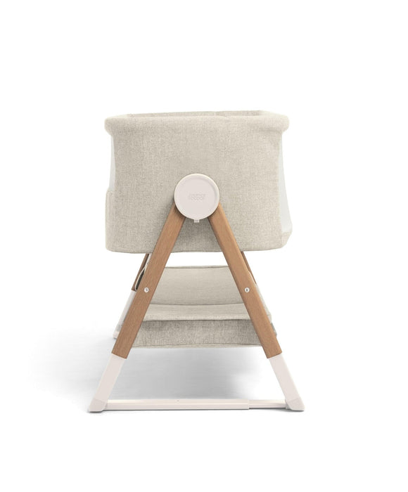 Mamas & Papas Lua Bedside Crib Fawn/Oatmeal