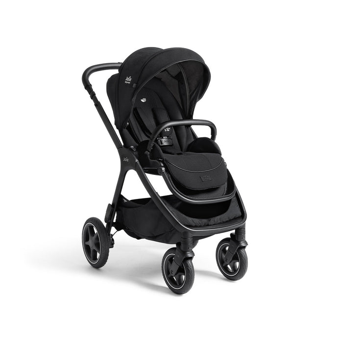 Joie Signature Finiti Flex Travel System with iLevel Car Seat, Encore Base & Ramble Carrycot - Eclipse