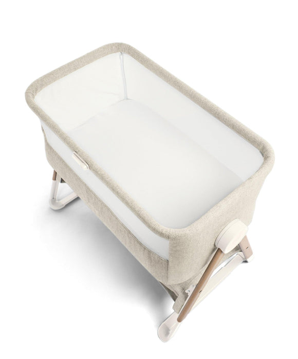 Mamas & Papas Lua Bedside Crib Fawn/Oatmeal
