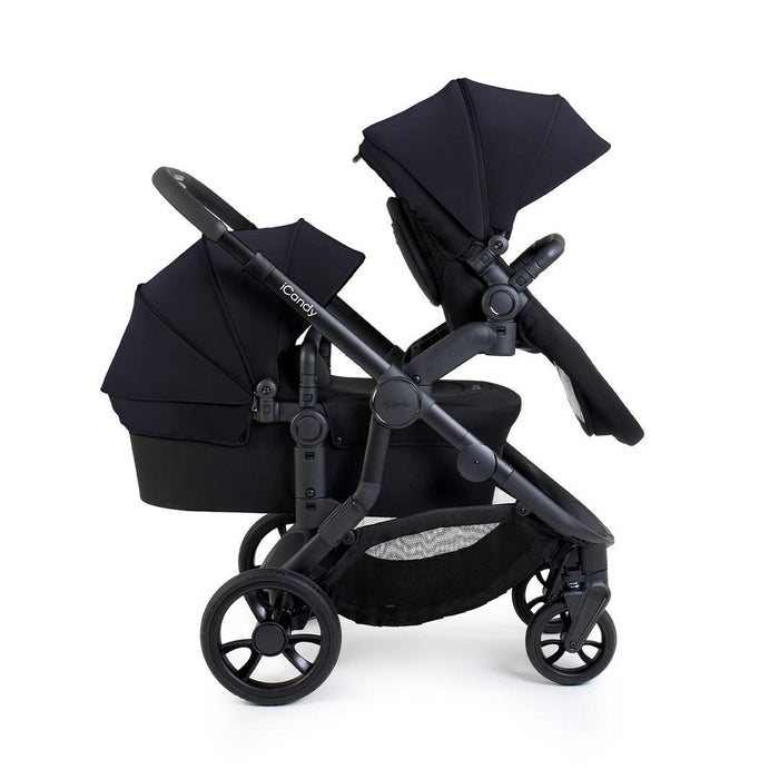 iCandy Orange 4 Double Pushchair - Jet Black Edition