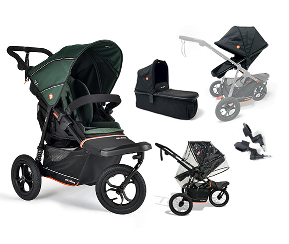 Out n About Nipper V6 Switch Newborn Bundle - Sycamore Green - Delivery Early November