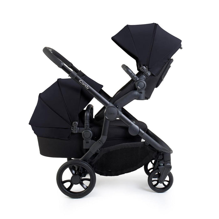 iCandy Orange 4 Double Pushchair - Jet Black Edition