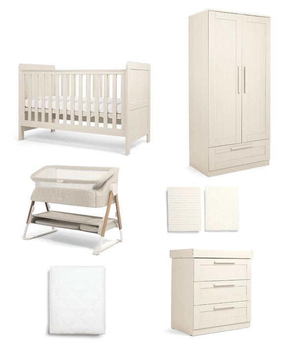 Mamas & Papas Atlas Nursery Bundle (6 piece) - Stone - Delivery Early September
