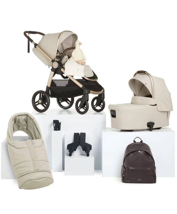 Mamas & Papas Ocarro2 Complete Bundle with Cloud T and Rotating Base in Shell (10 pieces)