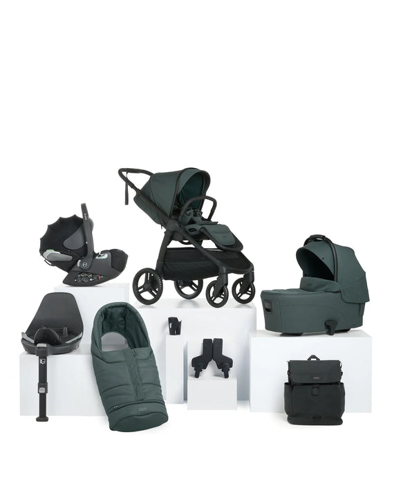 Mamas & Papas Ocarro2 Complete Bundle in Teal with Cloud T Car Seat and Rotating Base (8 Pieces)