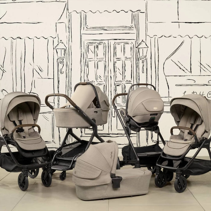 Nuna Mixx Next + Arra Next Travel System - Cosmopolitan with FREE carrycot stand
