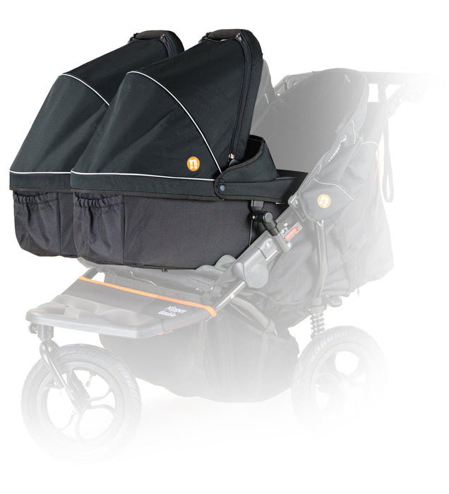 Out n About Nipper Double Carrycot Forest Black