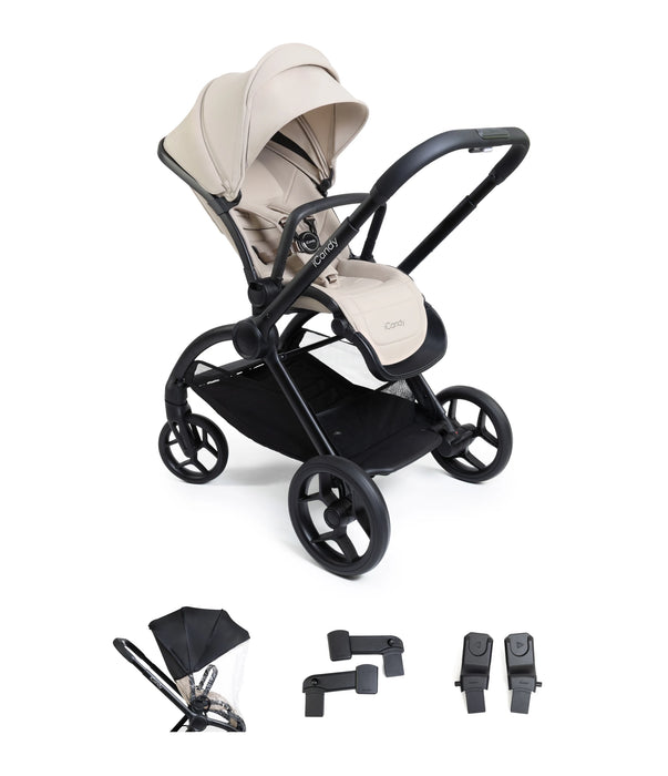 iCandy Core2 Stroller & Carrycot Complete Bundle - Sandstone