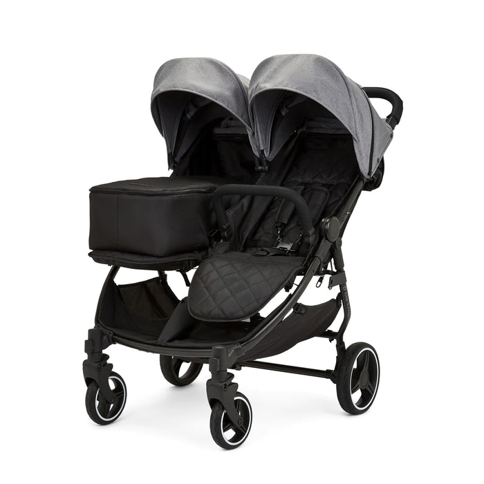 Ickle Bubba Venus Prime Double Stroller - Space Grey - Delivery Late May