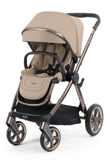 BabyStyle Oyster 4 in Fawn Essential Bundle with Cybex Cloud T and Base