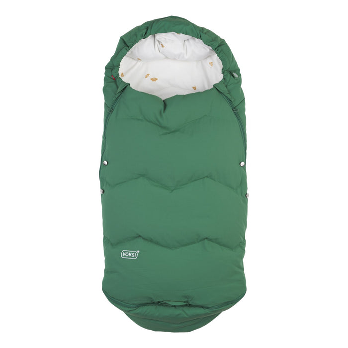 Voksi Explorer Footmuff - Green Grass Please allow 7-10 days for delivery