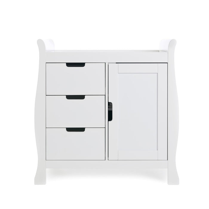 Obaby Stamford Luxe 4 Piece Room Set - White - Delivery Late July