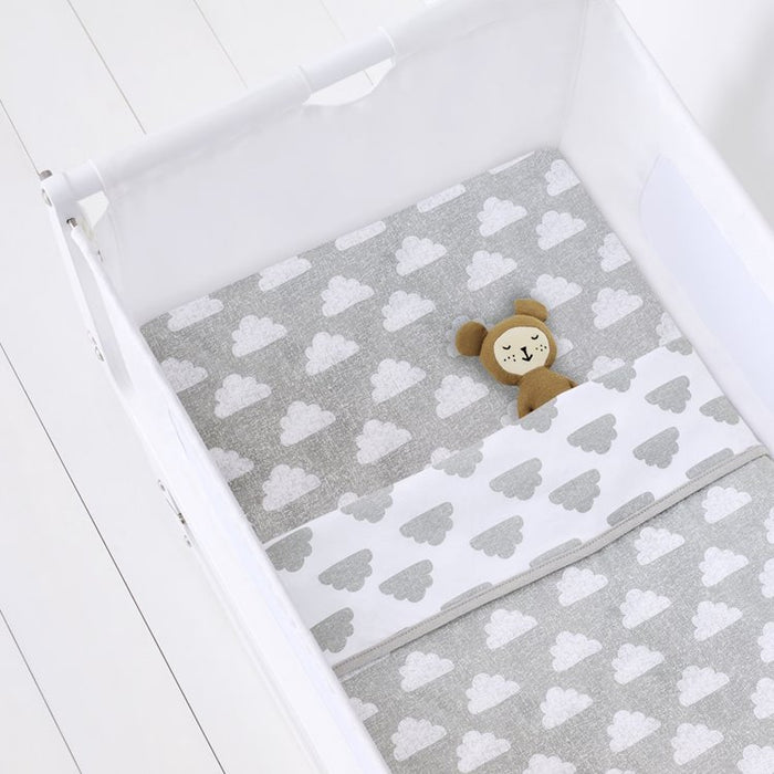 SnuzPod Crib 2 Pack Fitted Sheets - Cloud Nine