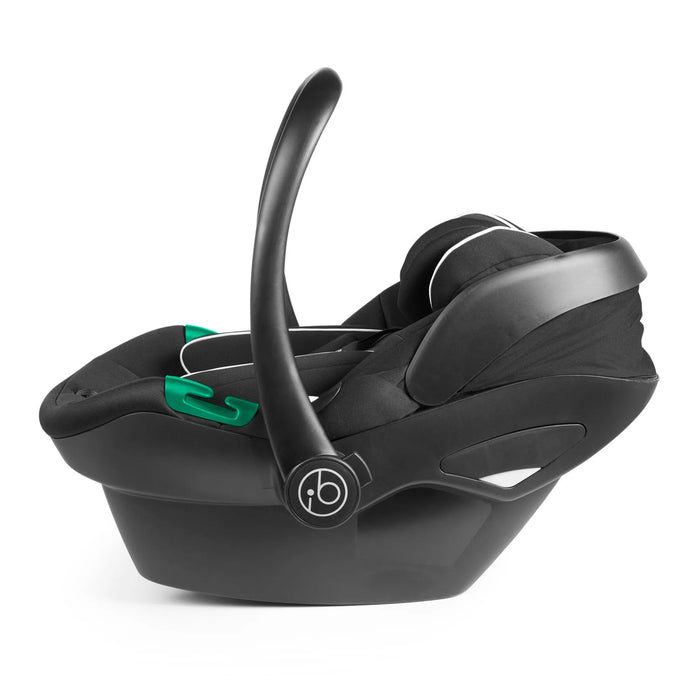 Ickle Bubba Cosmo i-Size Travel System with Isofix Base - Black/Graphite Grey - Delivery Mid June