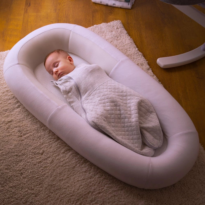 Purflo Sleep Tight Baby Bed - Soft White