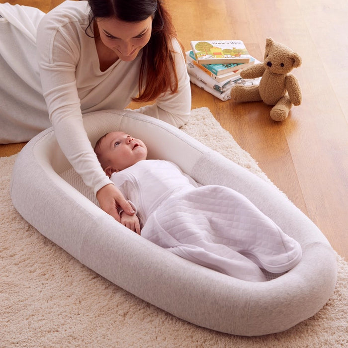 Purflo Sleep Tight Baby Bed - Minimal Grey