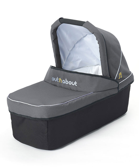 Out n About Nipper Single Carrycot Steel Grey