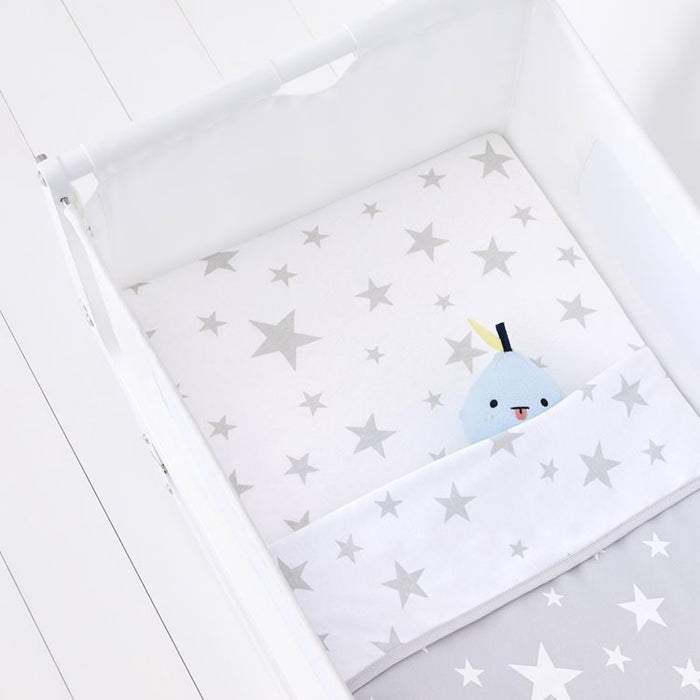 SnuzPod Crib 2 Pack Fitted Sheets - Stars