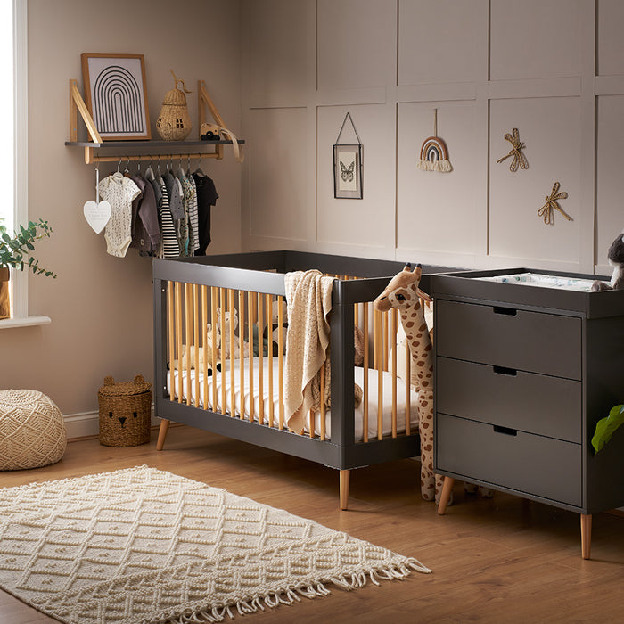Obaby Maya Changing Unit - Slate with Natural