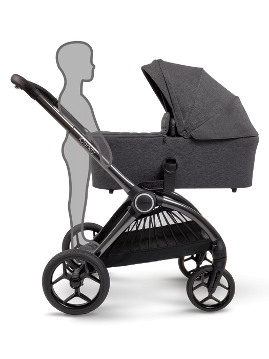 iCandy Core - Complete Bundle Dark Grey with Cybex Cloud T & T Base