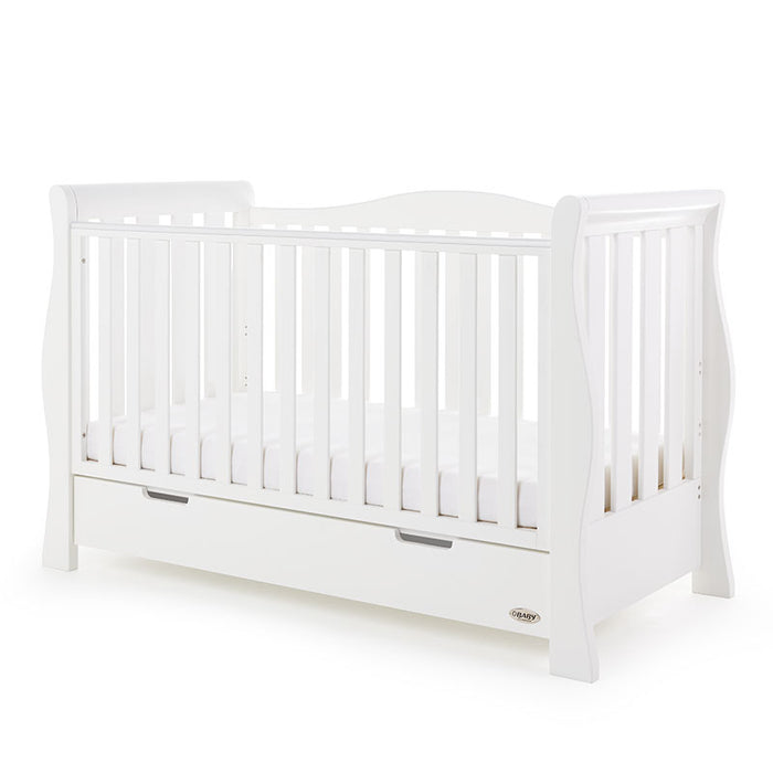 Obaby Stamford Luxe 5 Piece Room Set including Deluxe Glider Chair - White