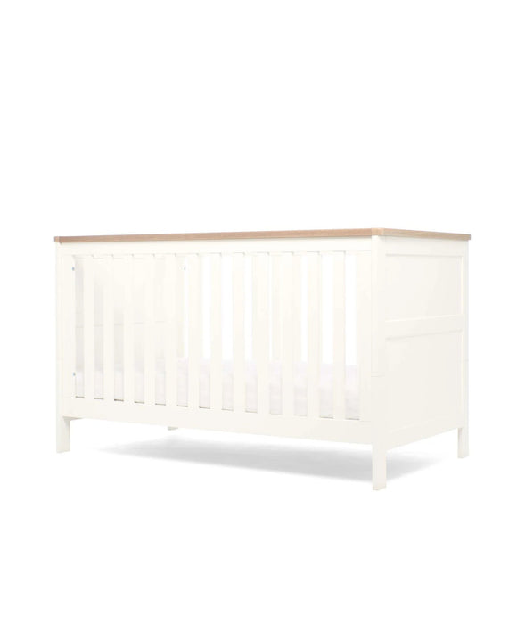 Mamas & Papas Wedmore Cot Bed, Dresser & Wardrobe Set - White - Delivery Early May