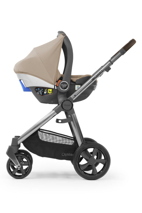 NEW BabyStyle Oyster 3 Essential Bundle with Capsule i-Size Car Seat & Oyster Duofix Base - Butterscotch - Delivery Late Feb