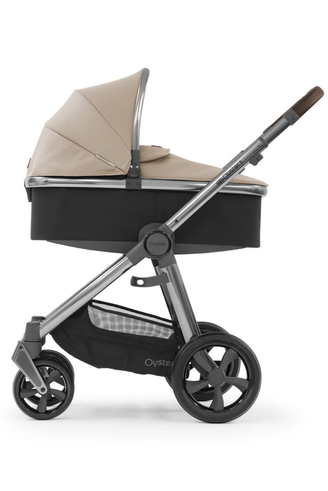 BabyStyle Oyster 3 Luxury Bundle with Capsule i-Size Car Seat & Oyster Duofix Base - Butterscotch - Delivery Late June