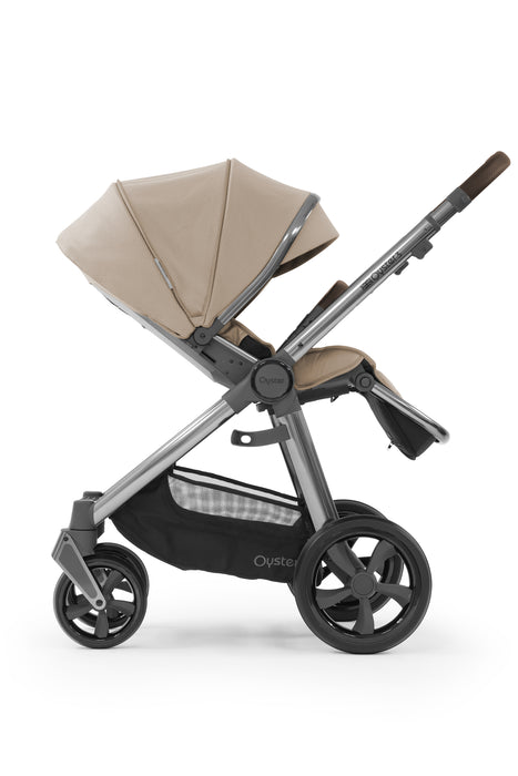 NEW BabyStyle Oyster 3 Ultimate Bundle with Capsule i-Size Car Seat & Oyster Duofix Base - Butterscotch - Delivery Late Feb